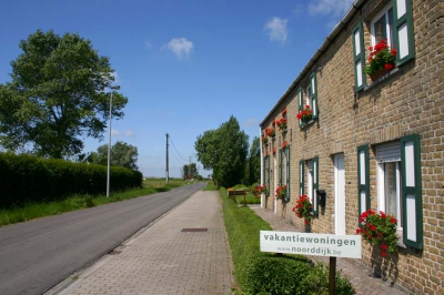 Holiday cottages in a quiet street