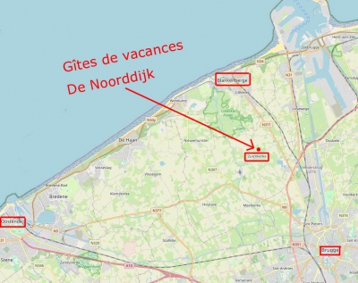 Situé entre Bruges et la côte Belge